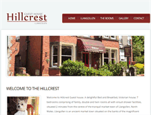 Tablet Screenshot of hillcrest-guesthouse.com